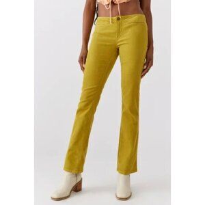 Urban Outfitters BDG Elodie Corduroy Flare Pants Green Size 29